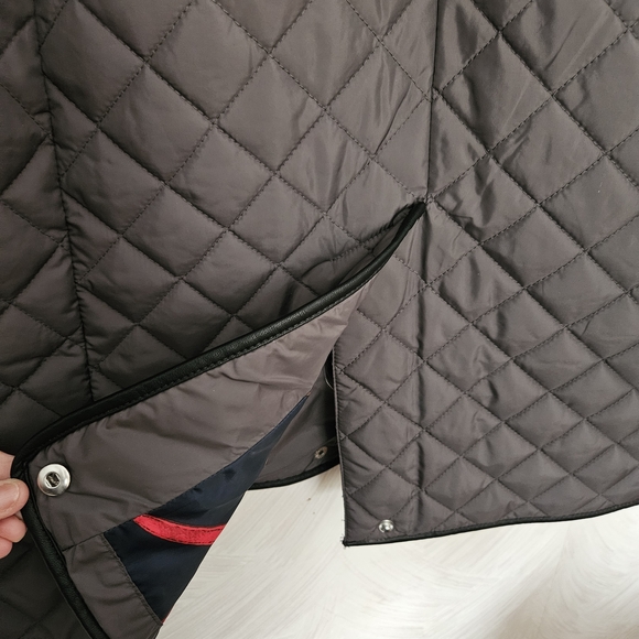 Ralph Lauren Quilted Hooded Puffer Coat in Charcoal M - Picture 11 of 11